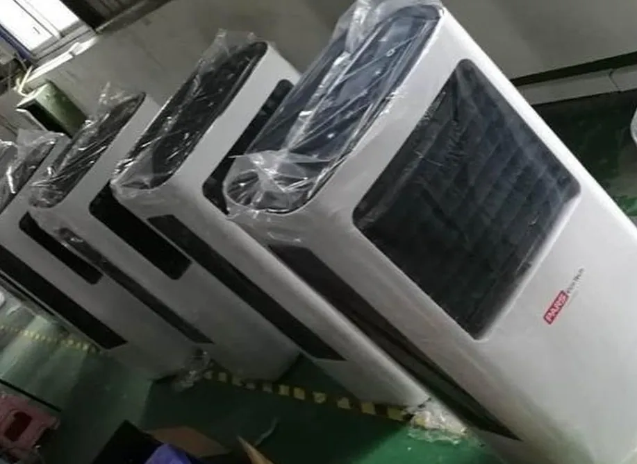 ECO-12000: climatizadores evaporativos PARS EcoTech recién fabricados, envueltos en plástico