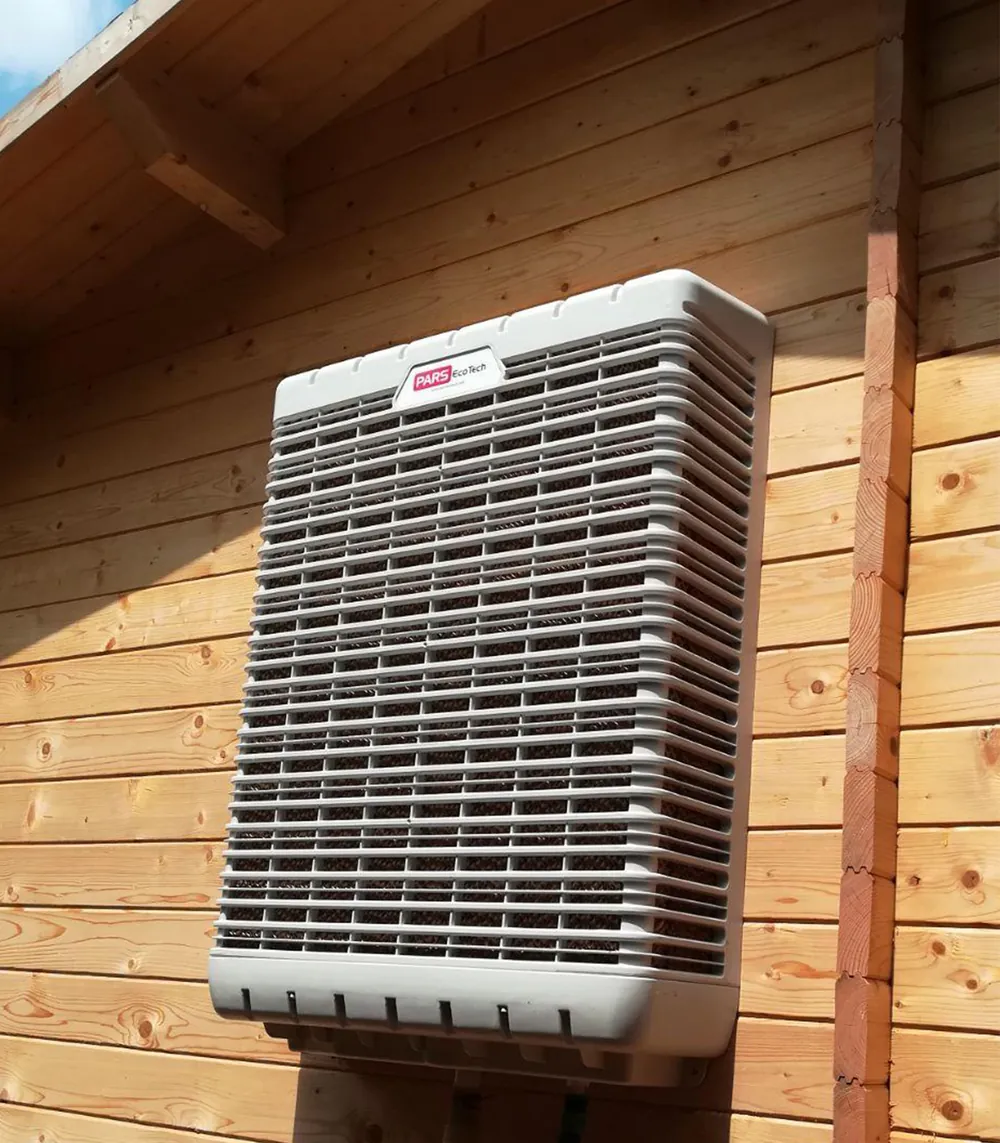 ECOwall-6000 an einer Holzwand